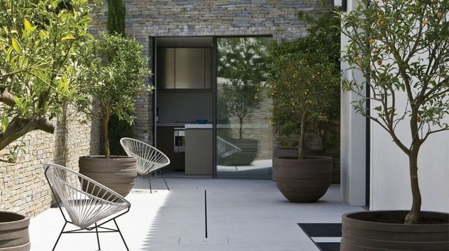 entrée décorée